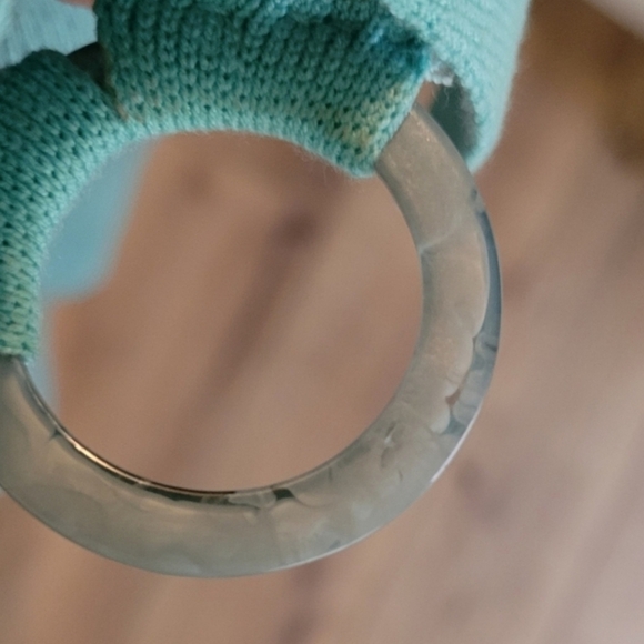 Find Me Now Marimba Knit Keyhole Cardi in Blue Noise Longsleeve - Picture 7 of 7